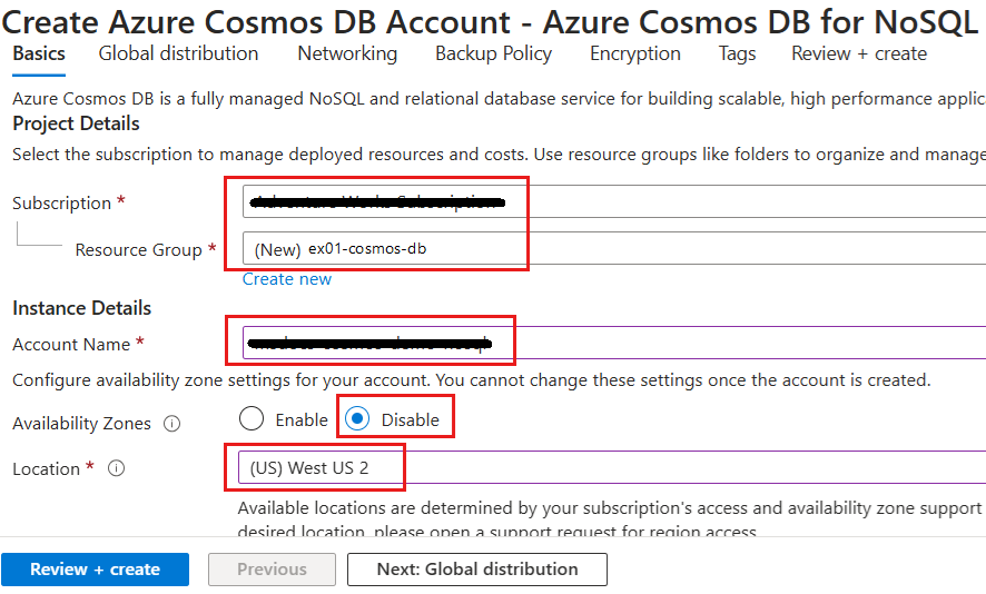 Basic panel configuration